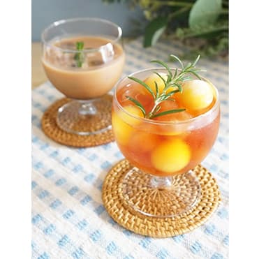 アイスティーとミルクティーの写真