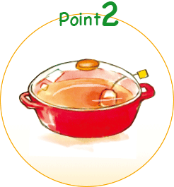 point2 熱湯200mlに対してティーパックを1個入れて蓋をして3分待って引き上げる